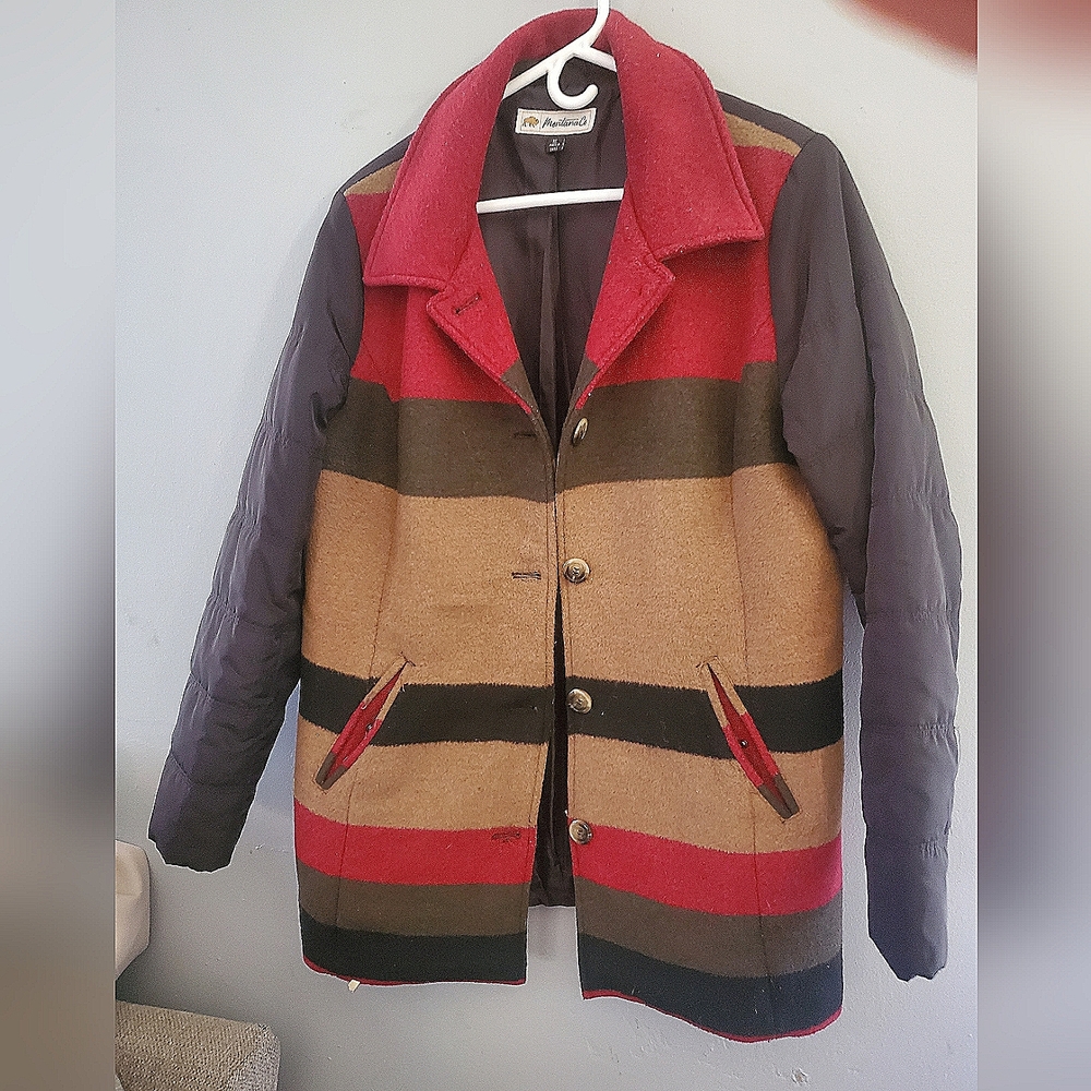 Men's/Womans Western style jacket with big Stripes sz XL